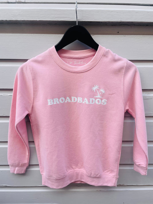 Lisa illustrations Kids Sweatshirt in PINK