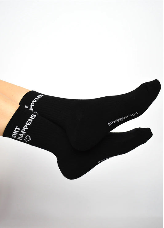 Soxygen ‘Sh*t Happens’ Classic Crew Socks