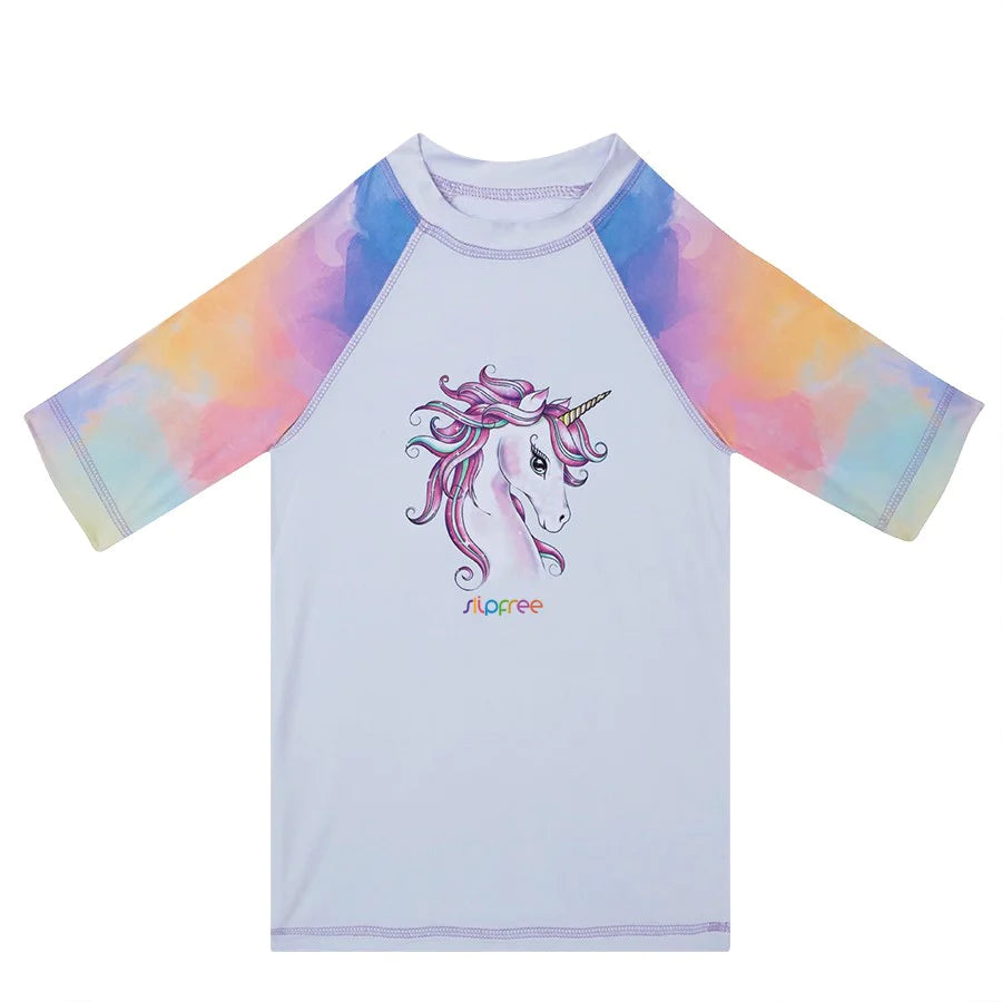 Slipfree Children's Rash Vest - Unicorn