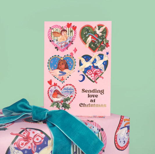 Sending Love Christmas Card