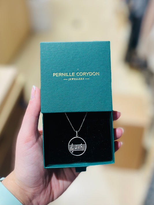 Pernille Corydon Silver Music Necklace