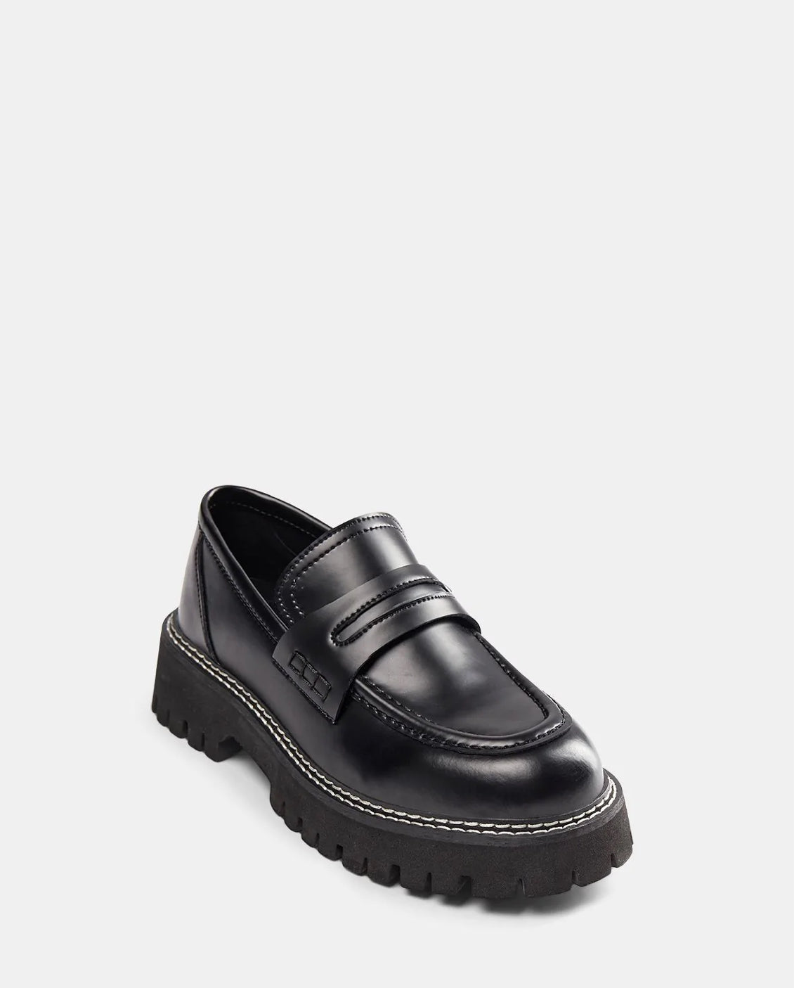 Black Leather Loafers