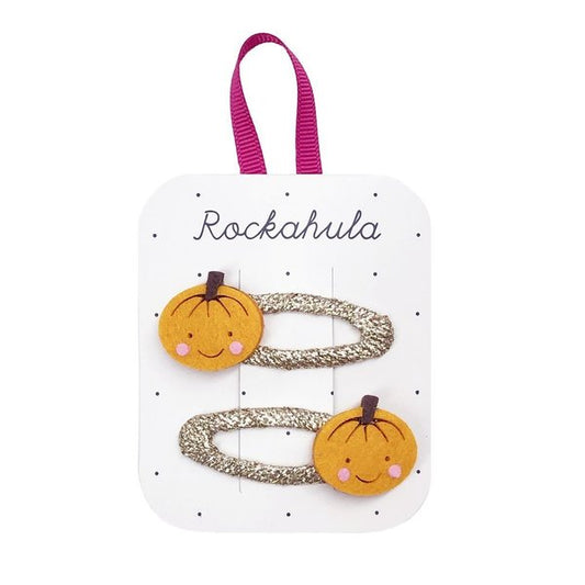 Rockahula Halloween Pumpkin Hair Clips