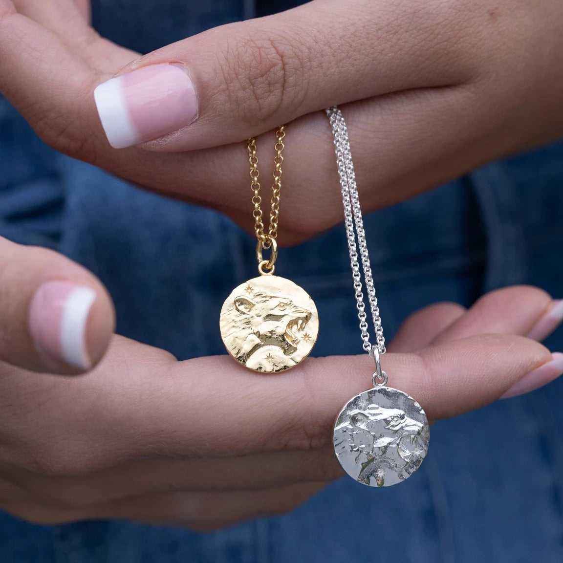 Leo Zodiac Necklace - Silver