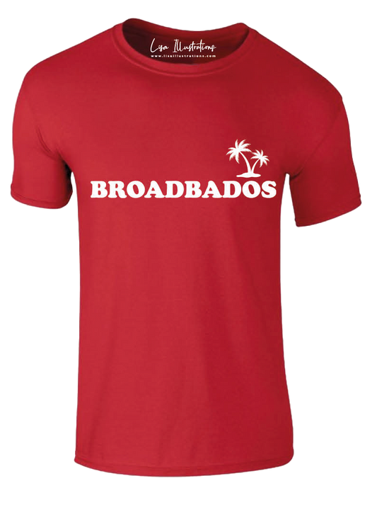 ‘Broadbados’ Kids T-Shirt - Red