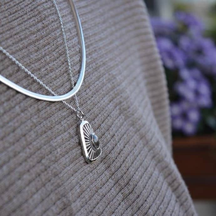 thilde necklace - silver