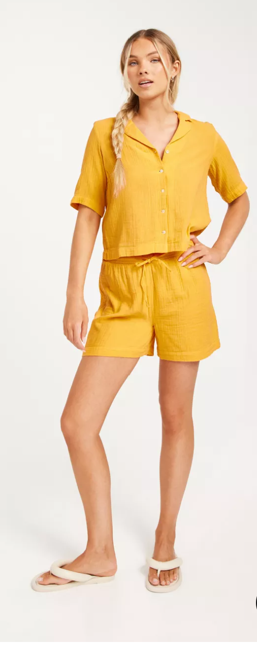 PCSTINA 2/4 SHIRT - CLOUD DANCER or CITRUS