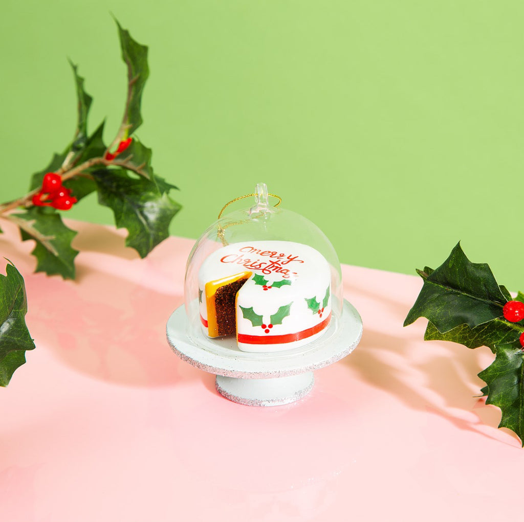 Christmas Cake Shaped Bauble