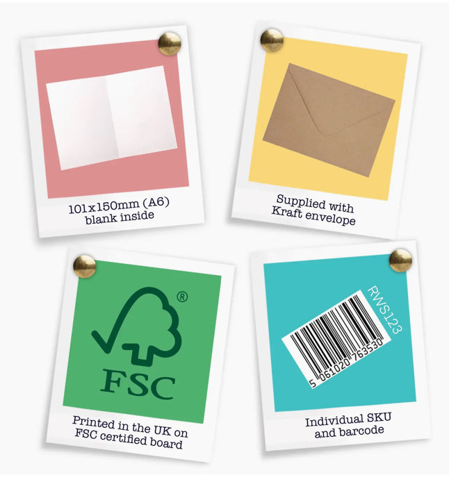 Running with Scissors Funny Christmas Cards