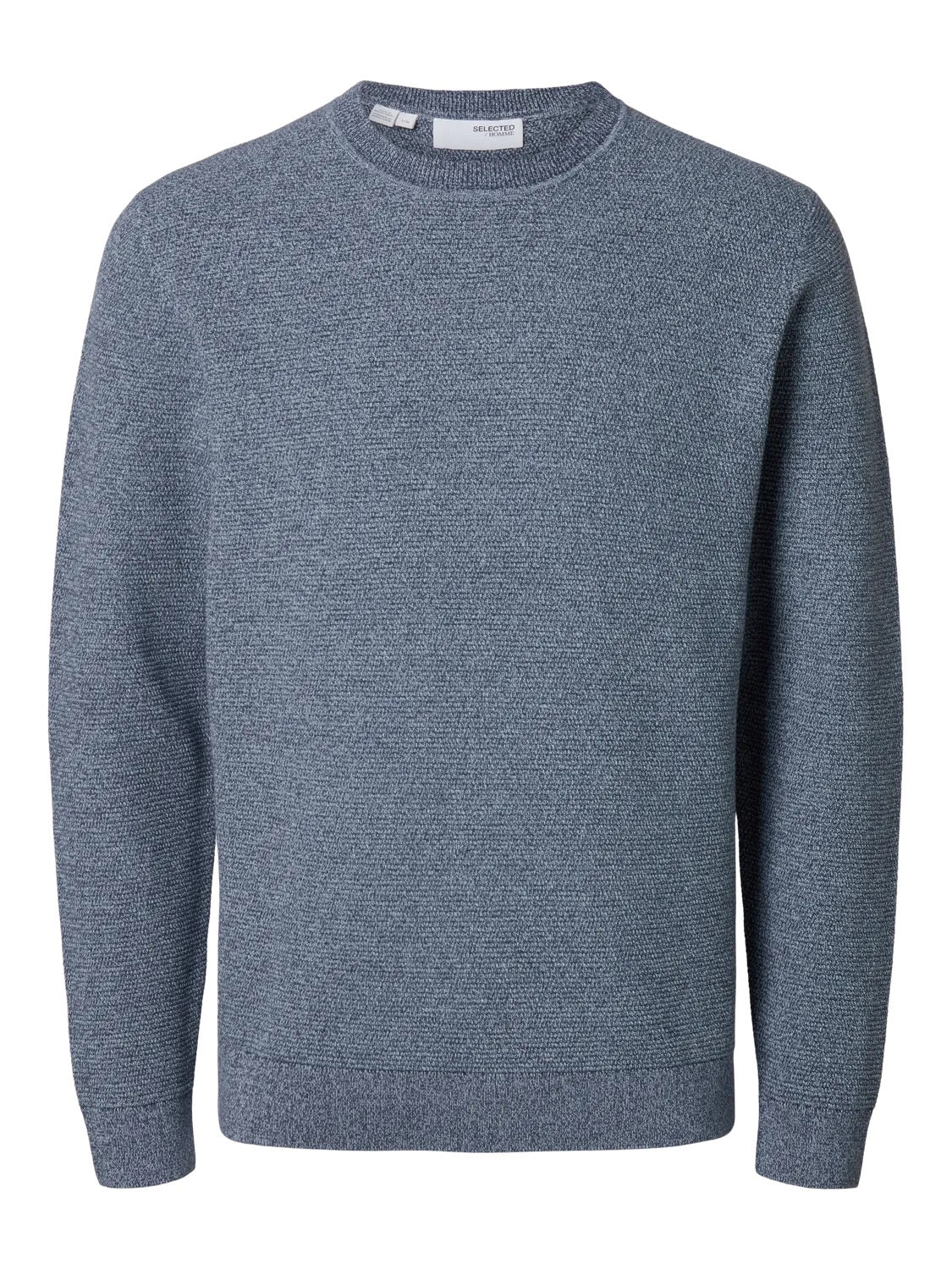 ROSS LS KNIT STRUCTURE CREW NECK