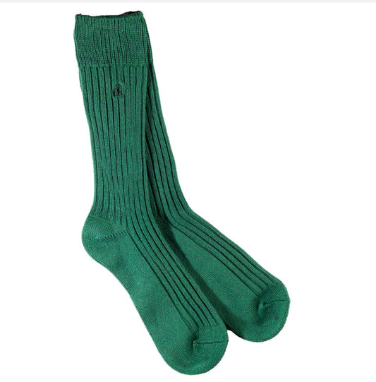 Racing Green Bamboo Boot Socks