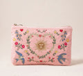Earth Goddess Velvet Everyday Pouch - Rose