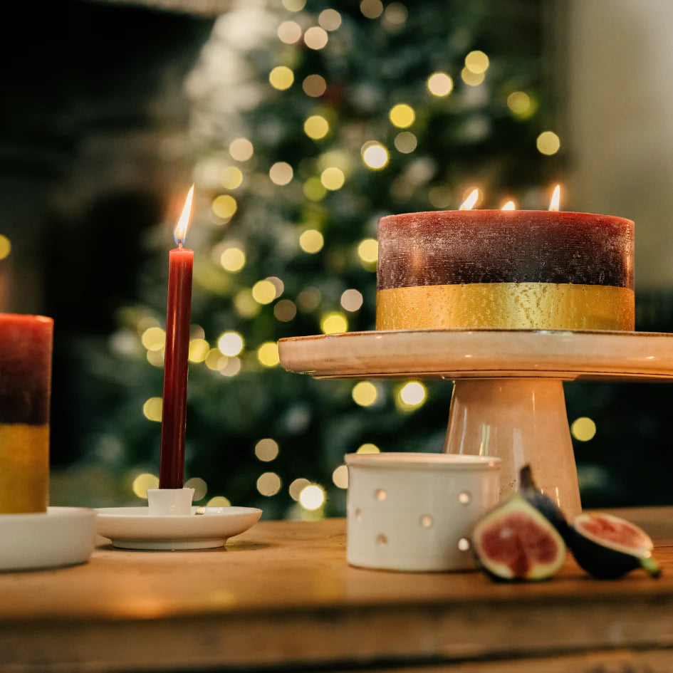 St Eval Figgy Pudding Mini Fragranced Christmas Candles