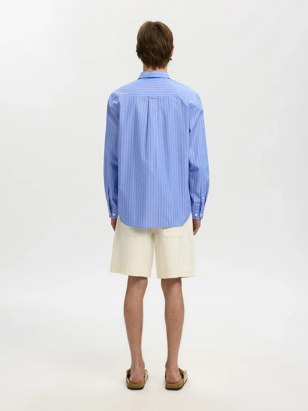 SLHRLXHOLGER STRIPE LS SHIRT