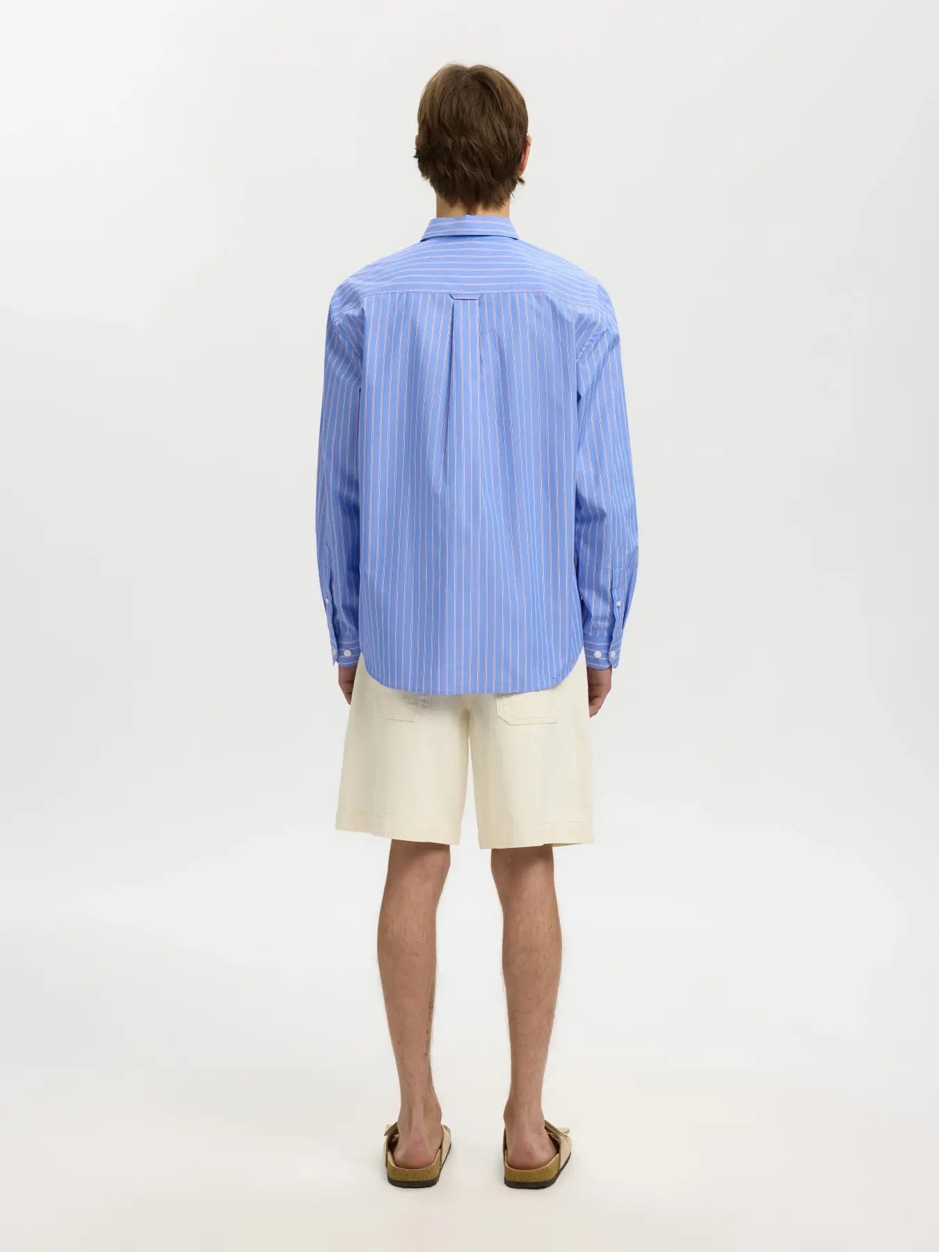 SLHRLXHOLGER STRIPE LS SHIRT