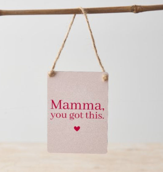 “Mamma” Mini Metal Sign