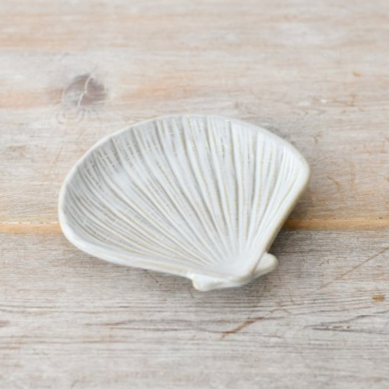 Porcelain Shell Dish, 13cm