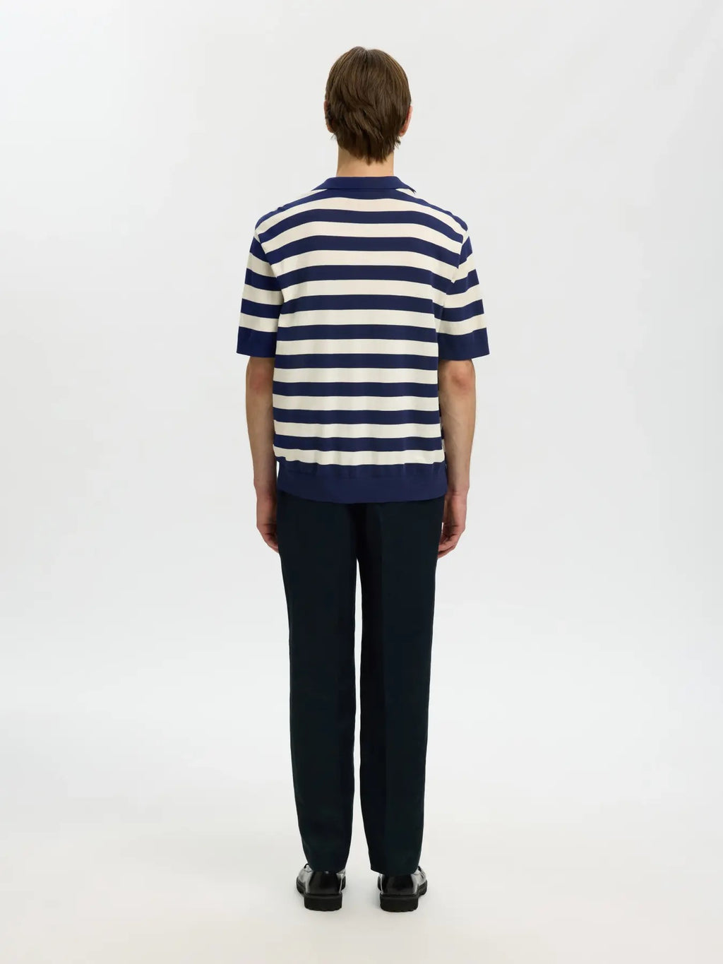 SLHTORINO SS KNIT RELAXED OPEN POLO