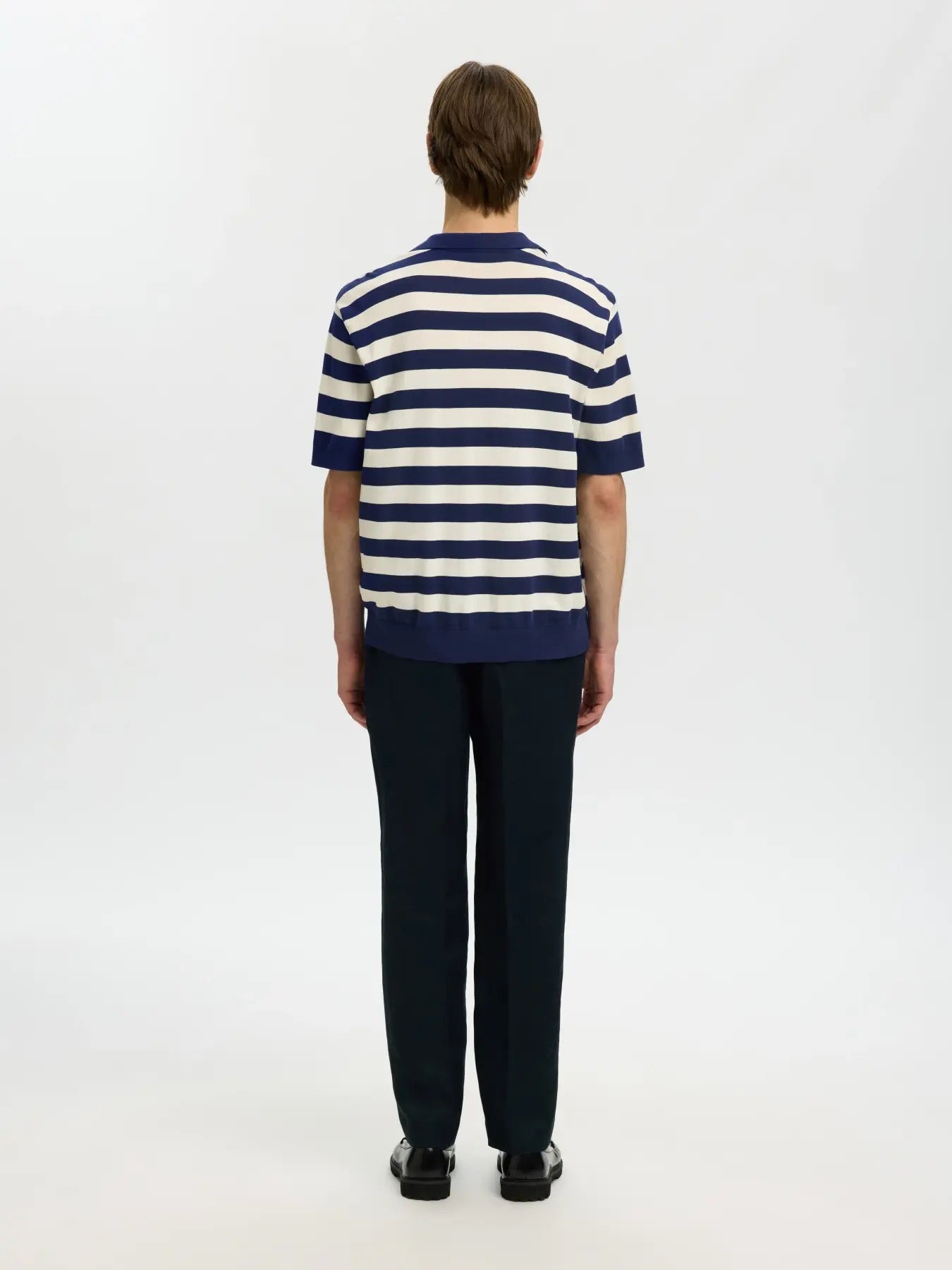 SLHTORINO SS KNIT RELAXED OPEN POLO