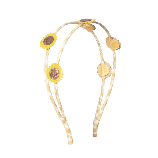 Sunflower double headband