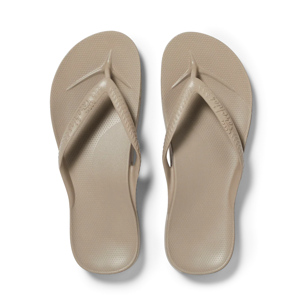 Archies Flip Flops - Taupe
