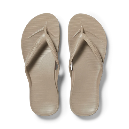 Archies Flip Flops - Taupe