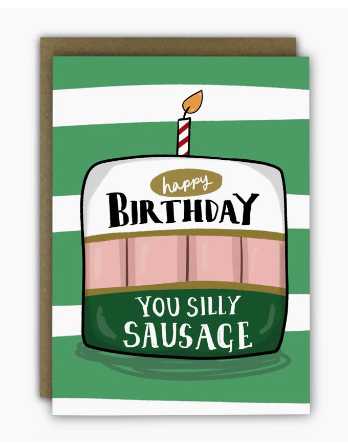 Silly Sausage Birthday Card