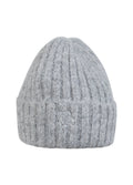 KYLA Rib Beanie - Grey Melange