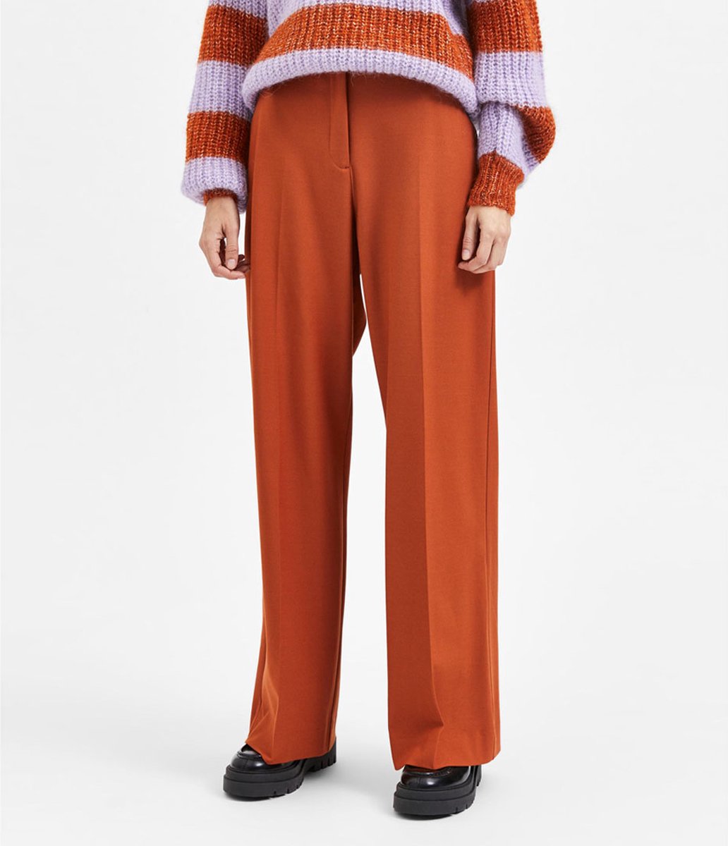 SLFELIANA WIDE PANT - Cinnamon
