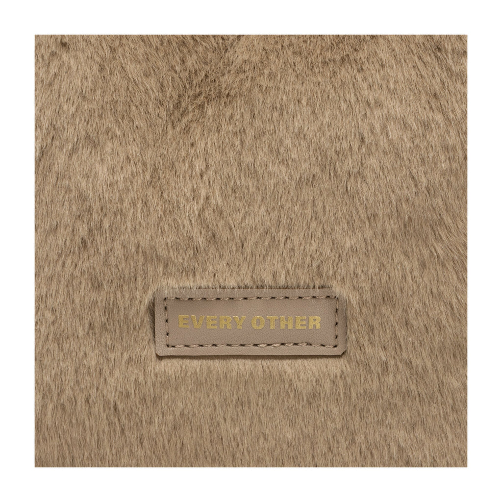 Faux Fur Scoop Grab Bag - TAUPE 12080