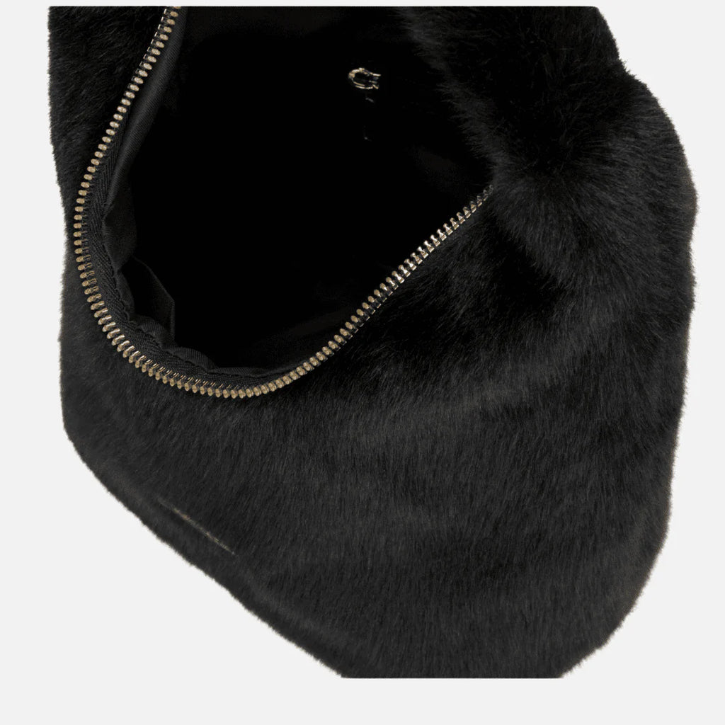 FAUX FUR SCOOP BAG