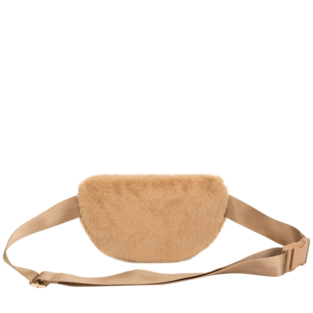 FAUX FUR SLING BAG