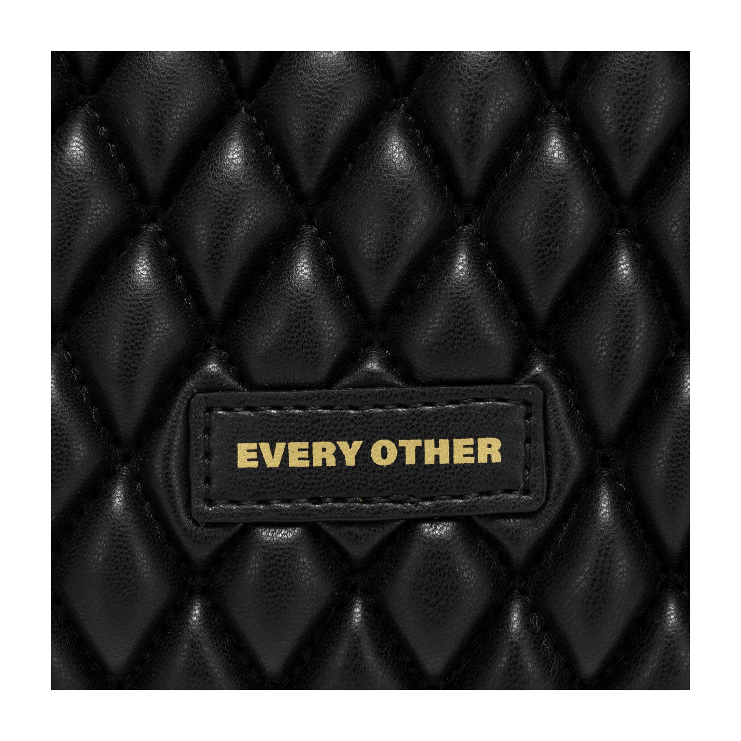 Quilted Grab Cross Body Bag - BLACK 12168