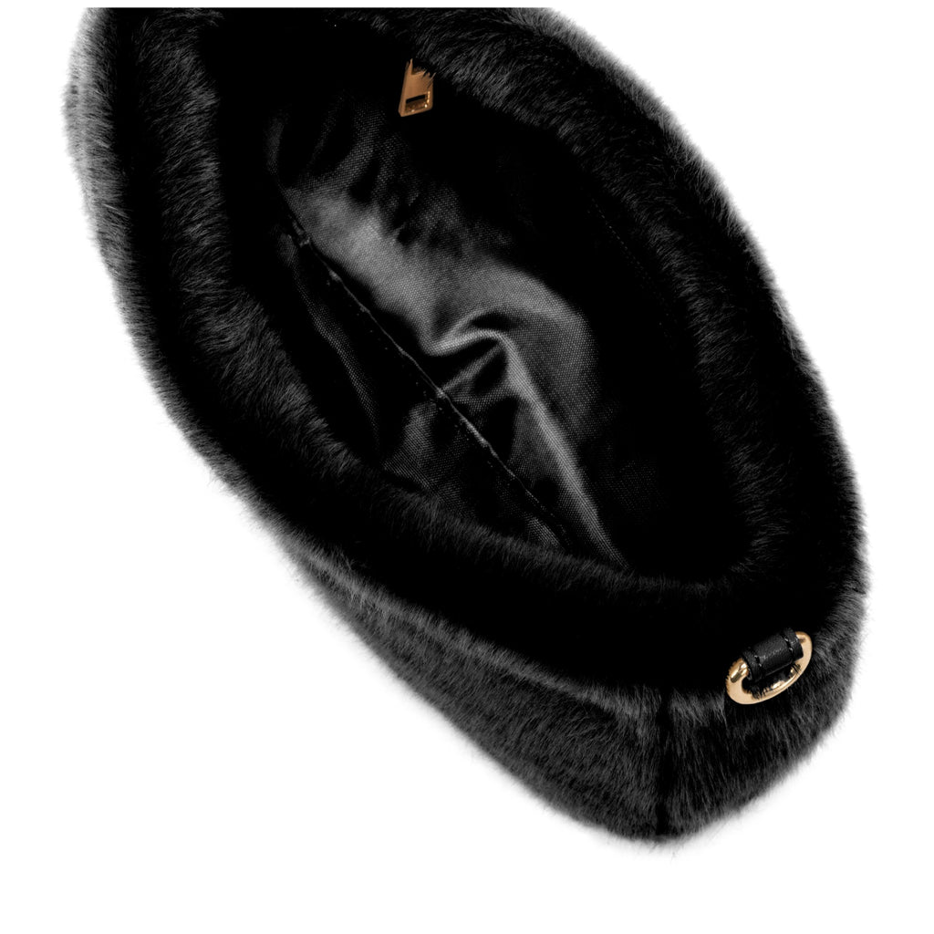 Baguette Cross Body Shoulder Bag - BLACK 12186