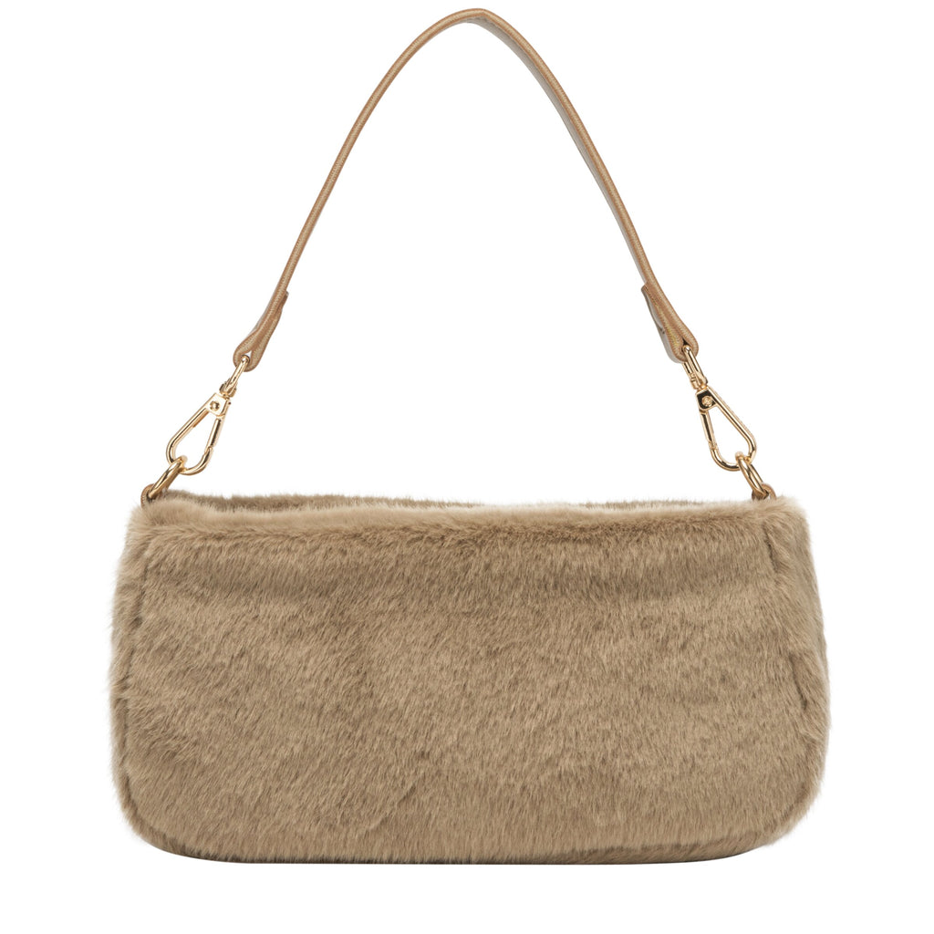 Baguette Cross Body Shoulder Bag - TAUPE 12186