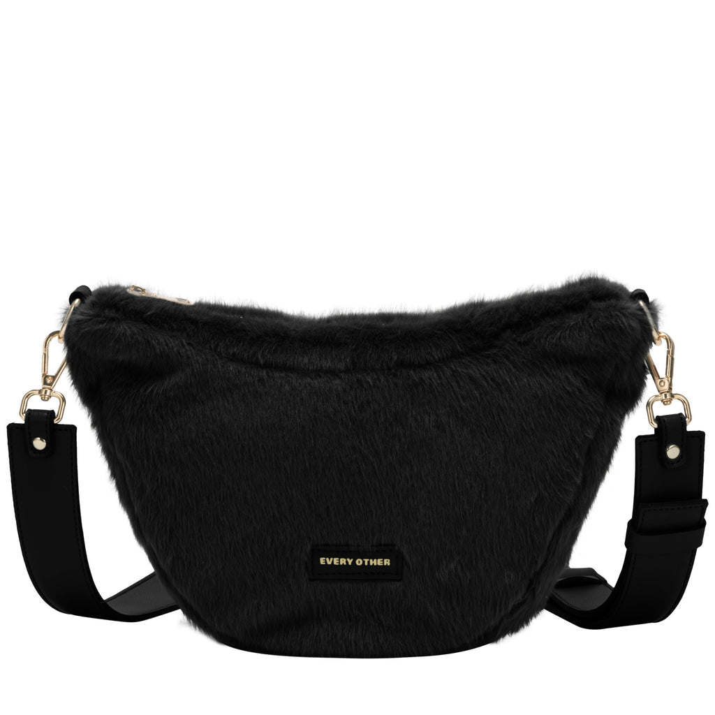 Scoop Cross Body Bag - BLACK 12187