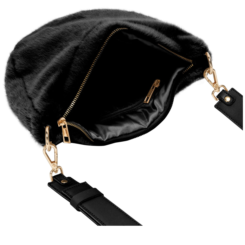 Scoop Cross Body Bag - BLACK 12187