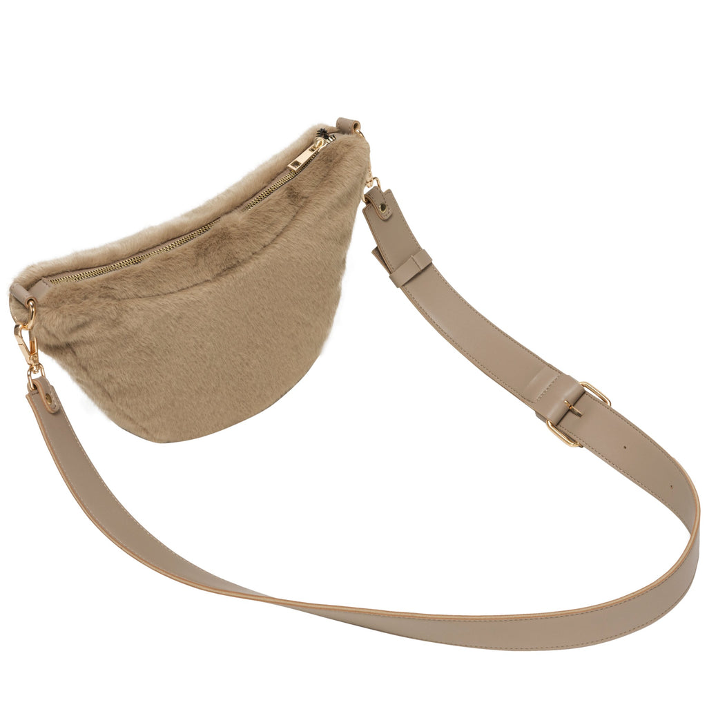 Scoop Cross Body Bag - TAUPE 12187