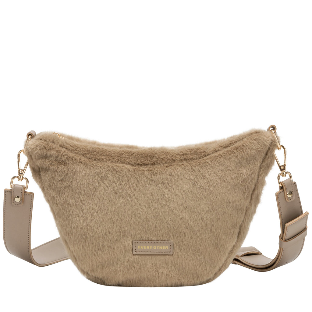 Scoop Cross Body Bag - TAUPE 12187