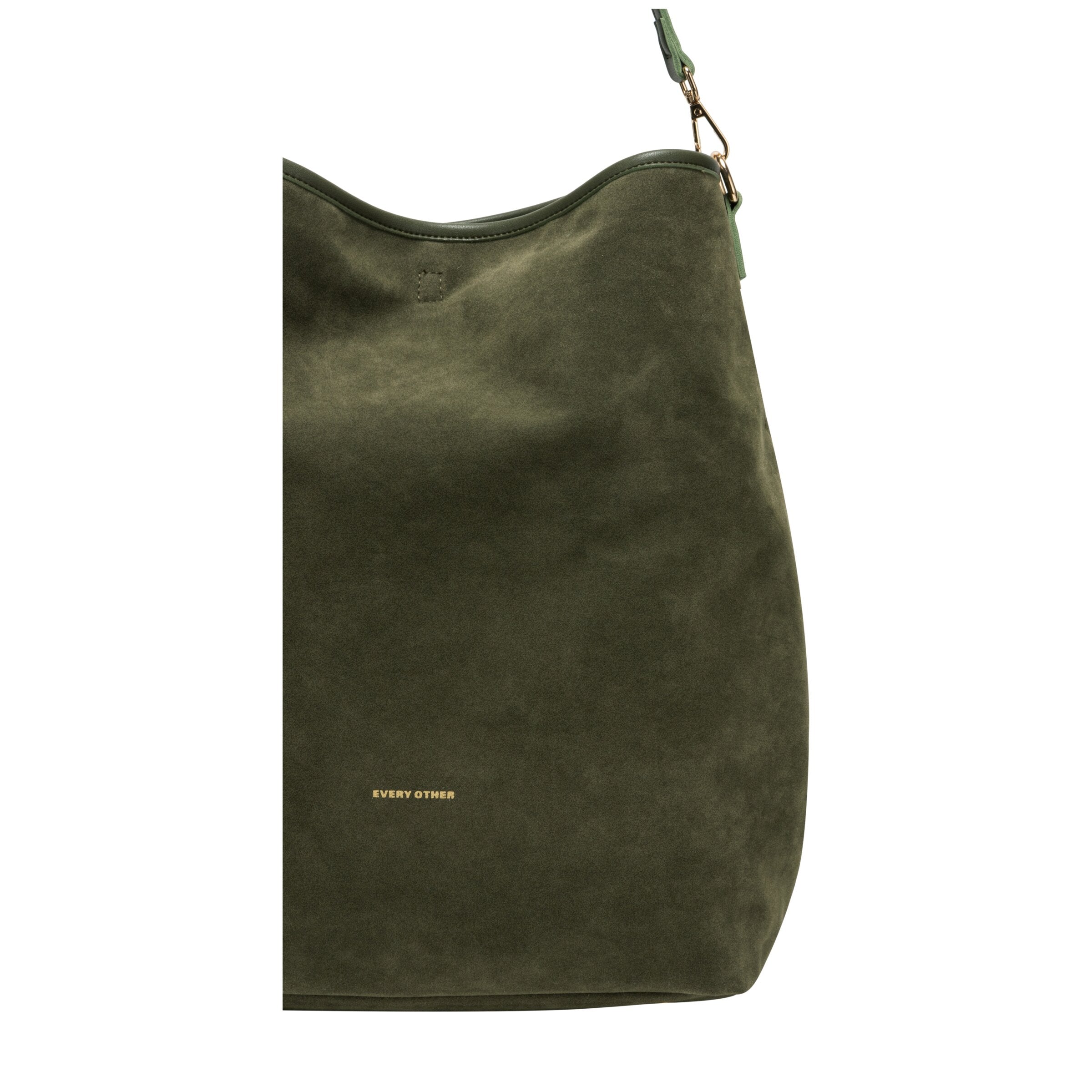 Suede Effect Single Strap Shoulder - KHAKI 12194