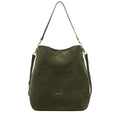 Suede Effect Single Strap Shoulder - KHAKI 12194