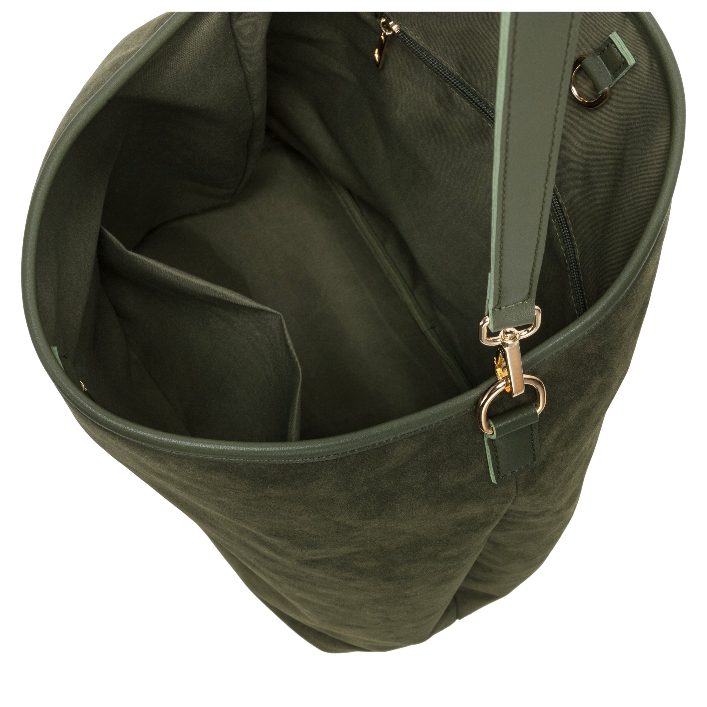 Suede Effect Single Strap Shoulder - KHAKI 12194