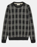 AKSUNE LAMBSWOOL CHECK KNIT
