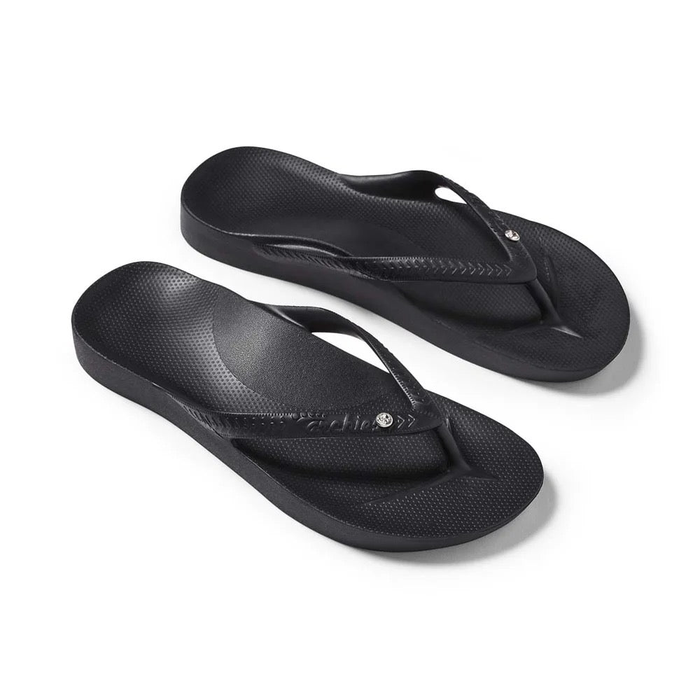 Archies Flip Flops - Black Crystal