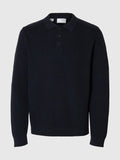 SLHDANE LS KNIT STRUCTURE POLO