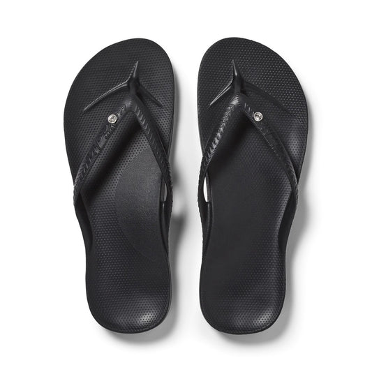 Archies Flip Flops - Black Crystal