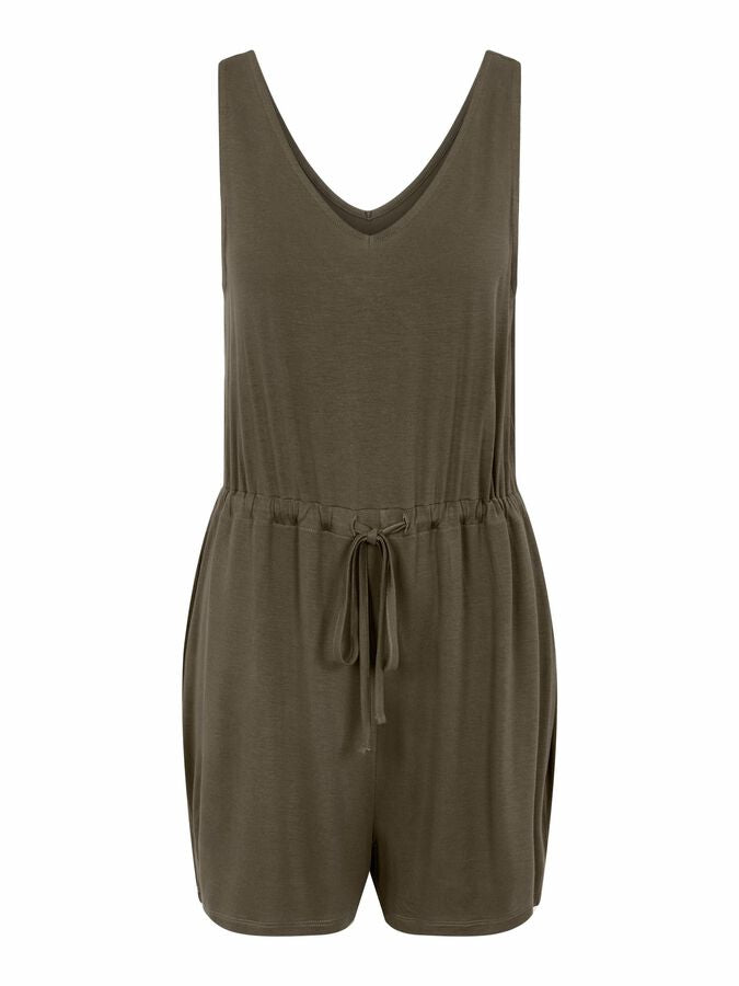 PCNEORA V-NECK PLAYSUIT