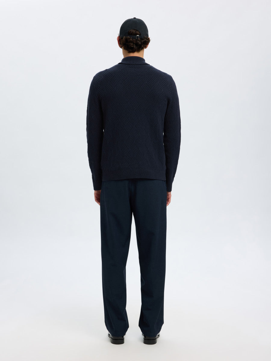 SLHTREVOR LS KNIT ROLLNECK