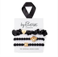 ByEloise Scrunchie & Bangle Band Set - Bee Black Set