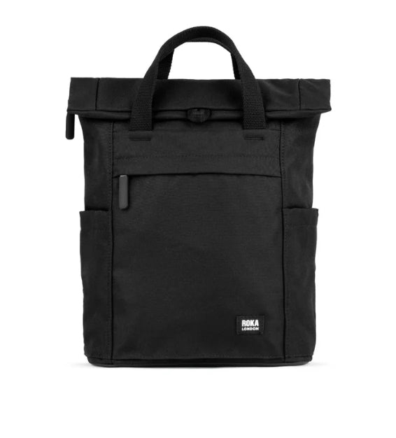 Finchley Recycled Canvas Bag - All Black